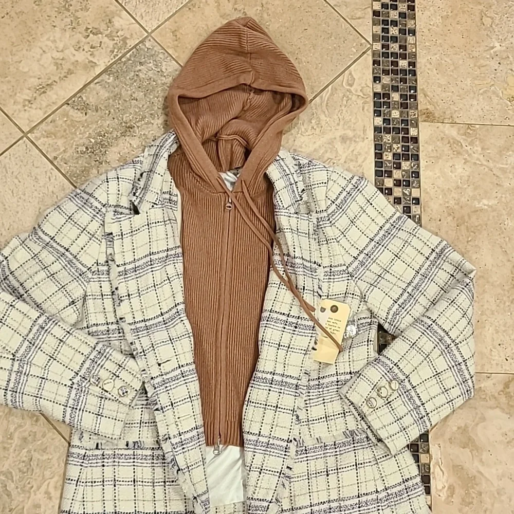 Anthropologie Tweed Dickie Blazer - Picture 8 of 14